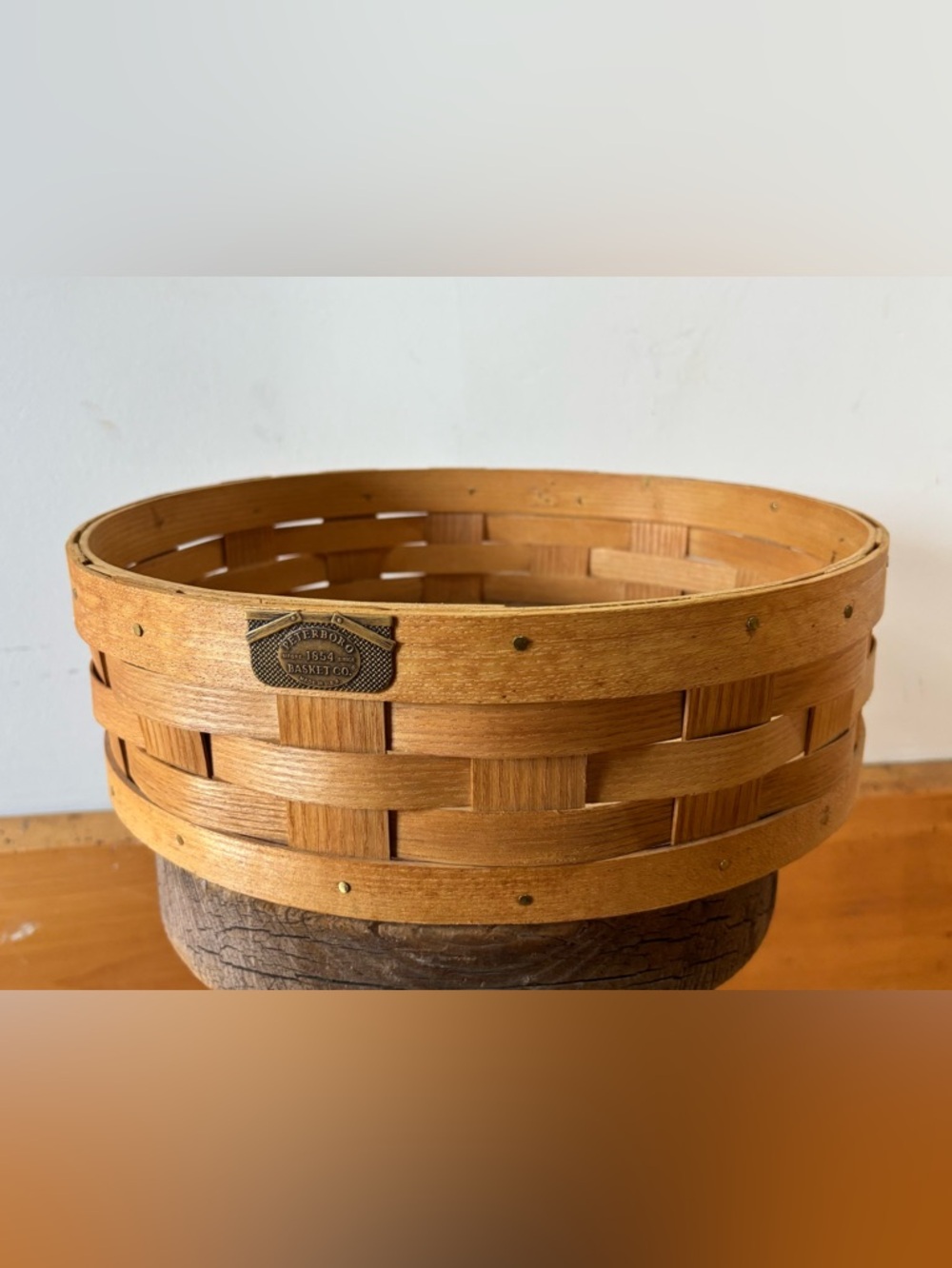 Peterboro Basket Co Woven Basket